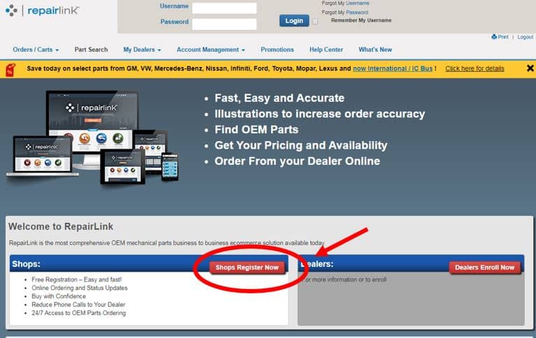 Repairlink-Shops-Register-Now